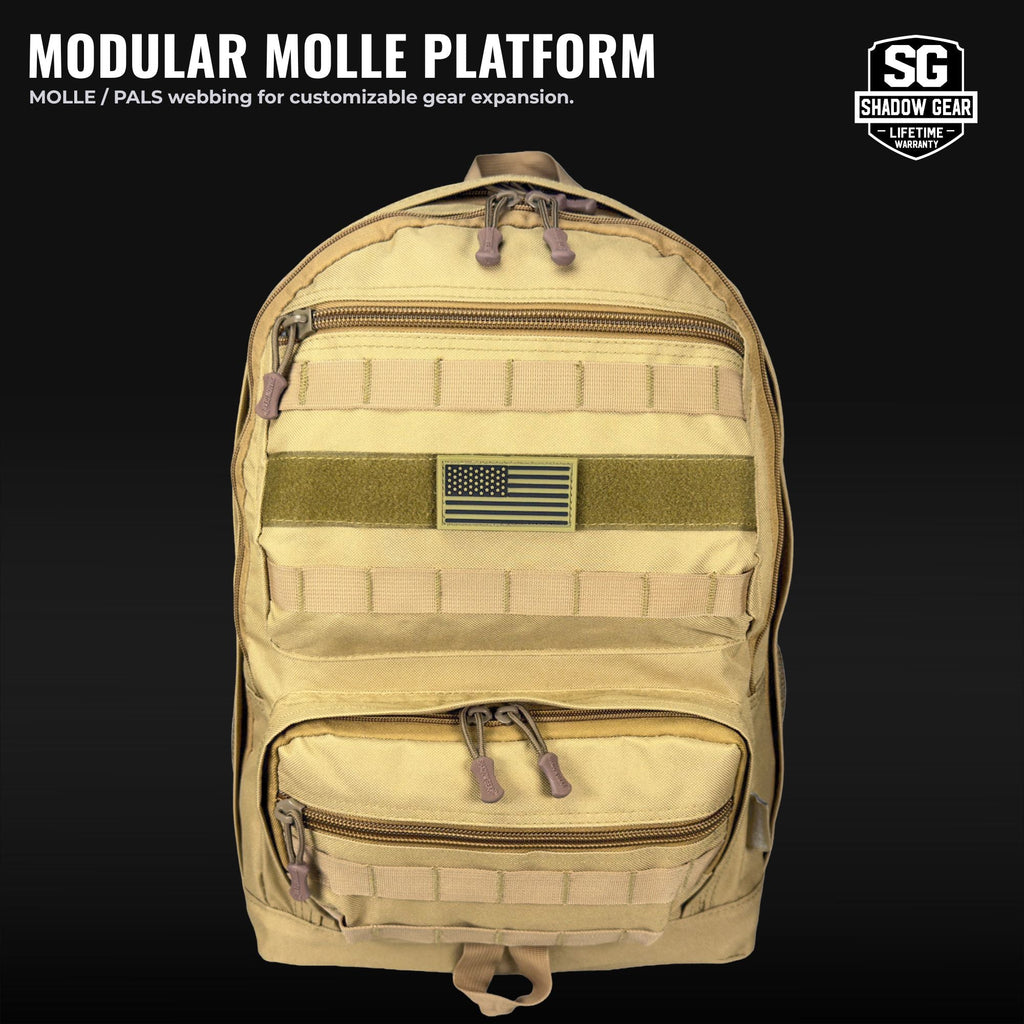 Shadow Gear SG709 Tactical MOLLE Backpack - Compact Assault Pack