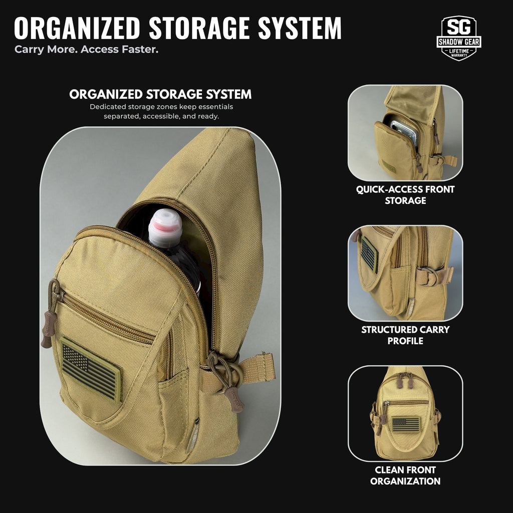 Shadow Gear SG713 Utility Chest Pack - Tactical Sling Bag
