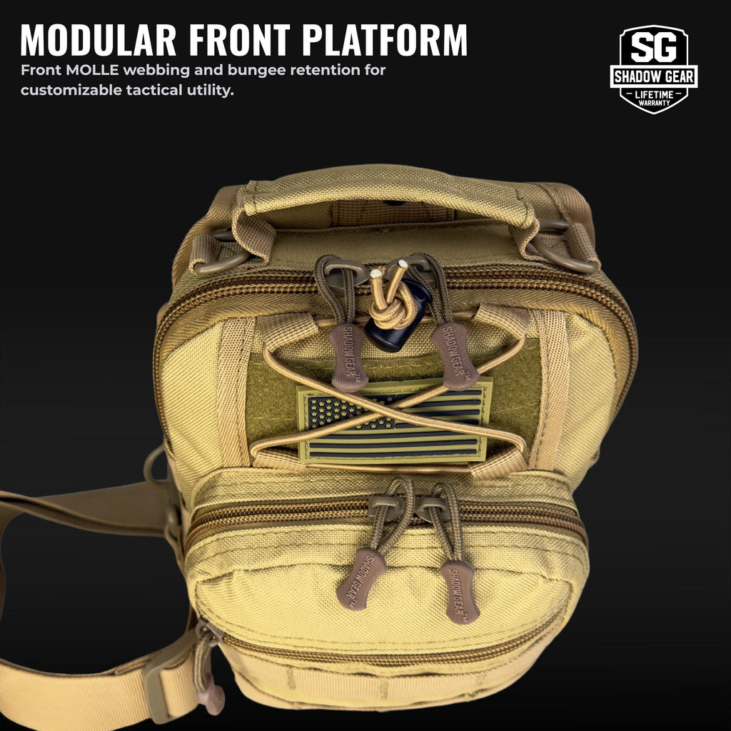 Shadow Gear SG717 Tactical Utility Sling - EDC Chest Shoulder Bag