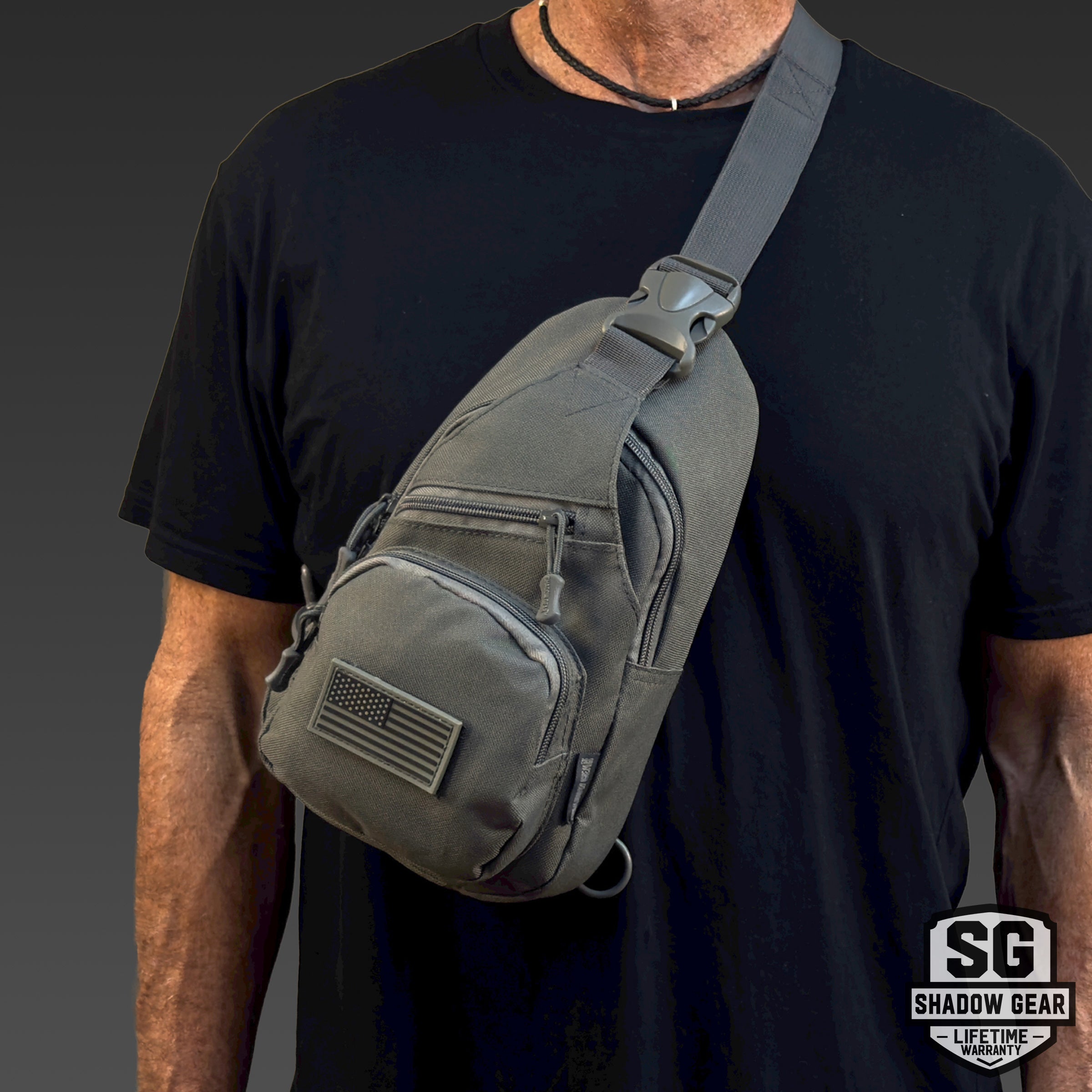 Shadow Gear SG728 Military Sling Pack - Tactical EDC Shoulder Bag