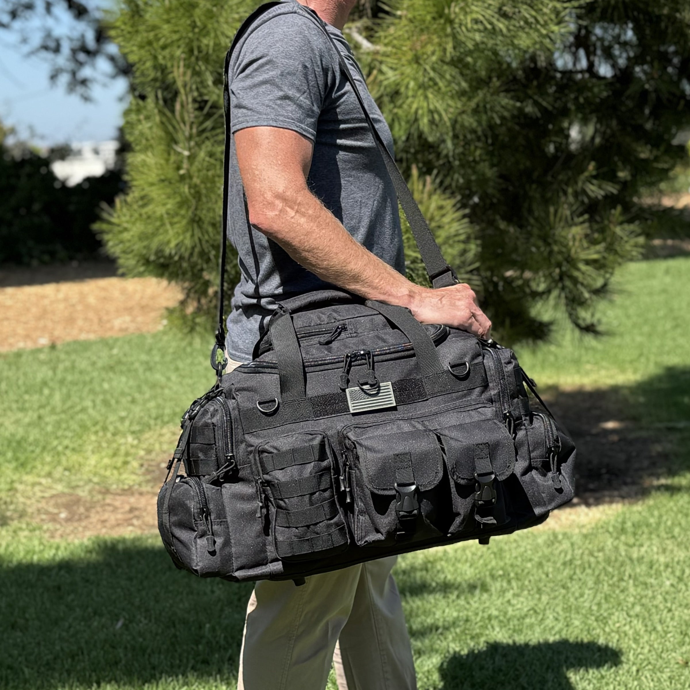 Shadow Gear SGD22 Tactical Duffel Bag (22") - Heavy Duty Travel