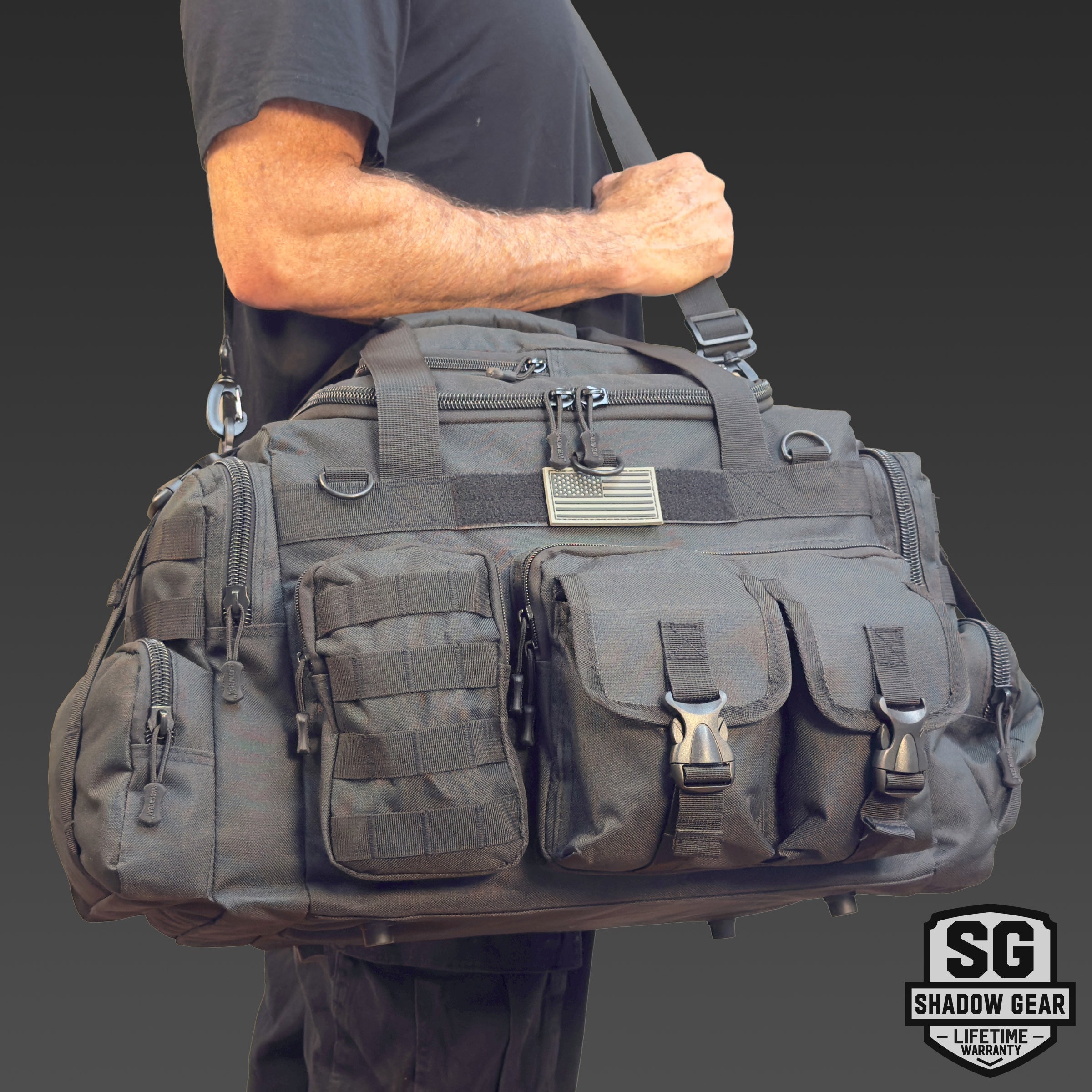 Shadow Gear SGD22 Tactical Duffel Bag (22") - Heavy Duty Travel